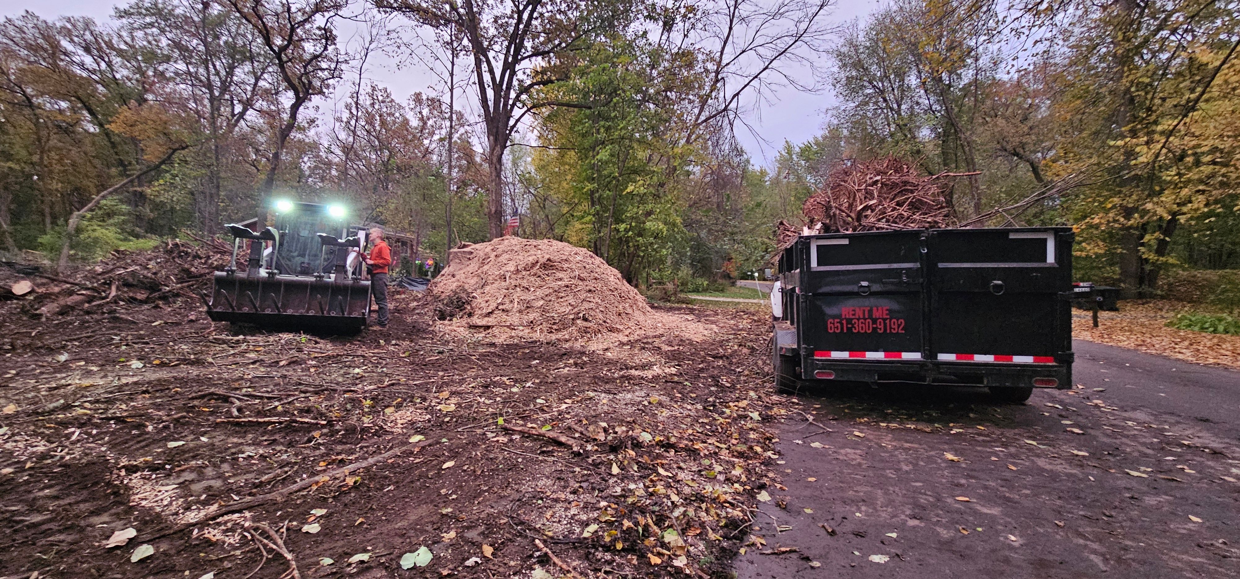 Equipment and debris hauling